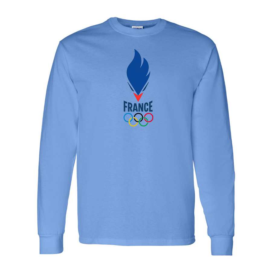 Men's France Olympia 2024 Long sleeves T-Shirt