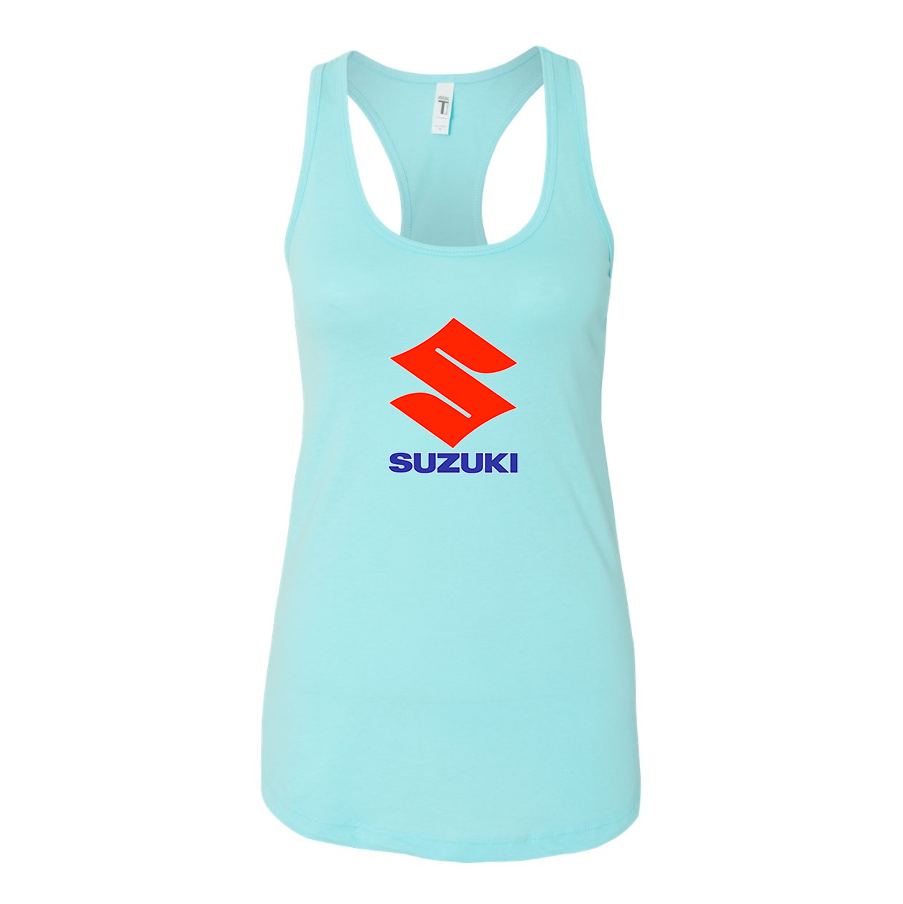 Women's Suzuki Bike Motorcycle Racerback Tank Top