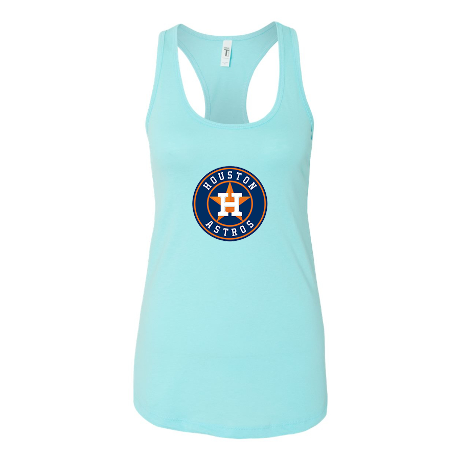 Women's Houston Astros Baseball Racerback Tank Top