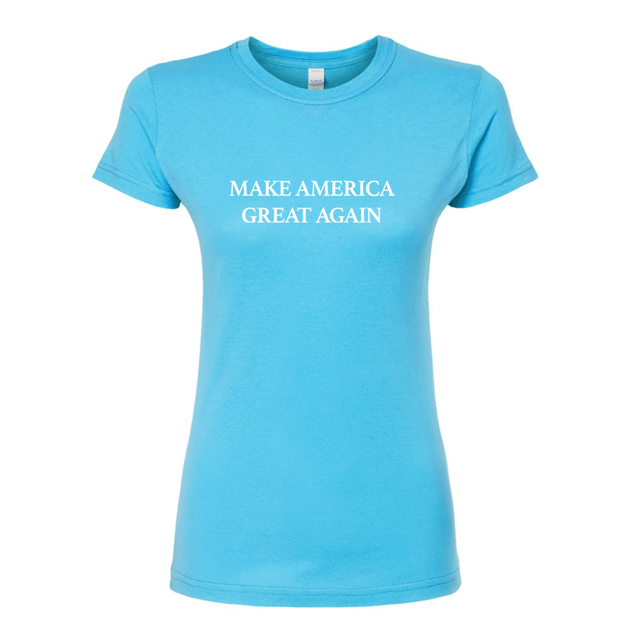 Women's Make America Great Again  Round Neck T-Shirt