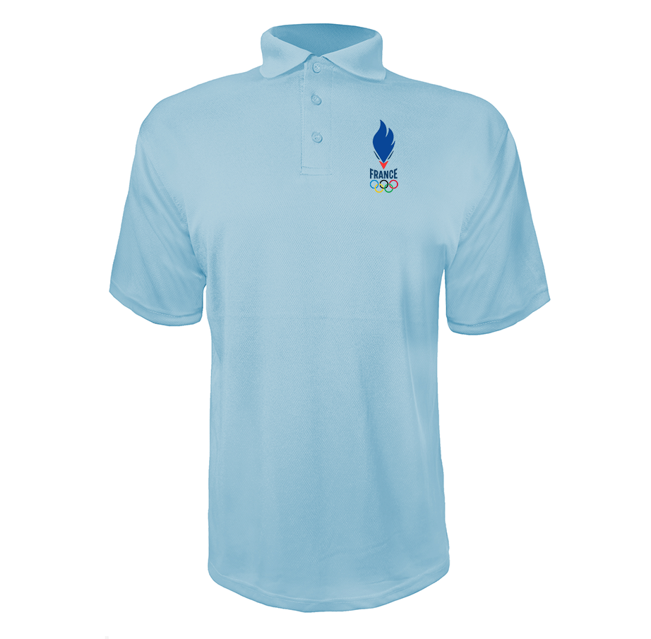 Men's France Olympia 2024 Polyester Polos