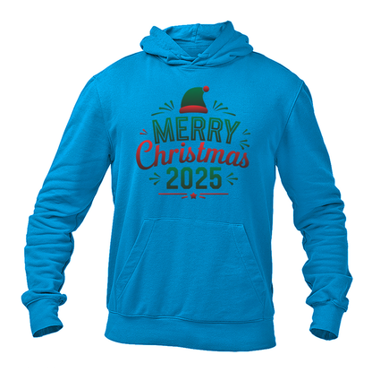 Men's Merry Christmas 2025 Pullover Hoodie