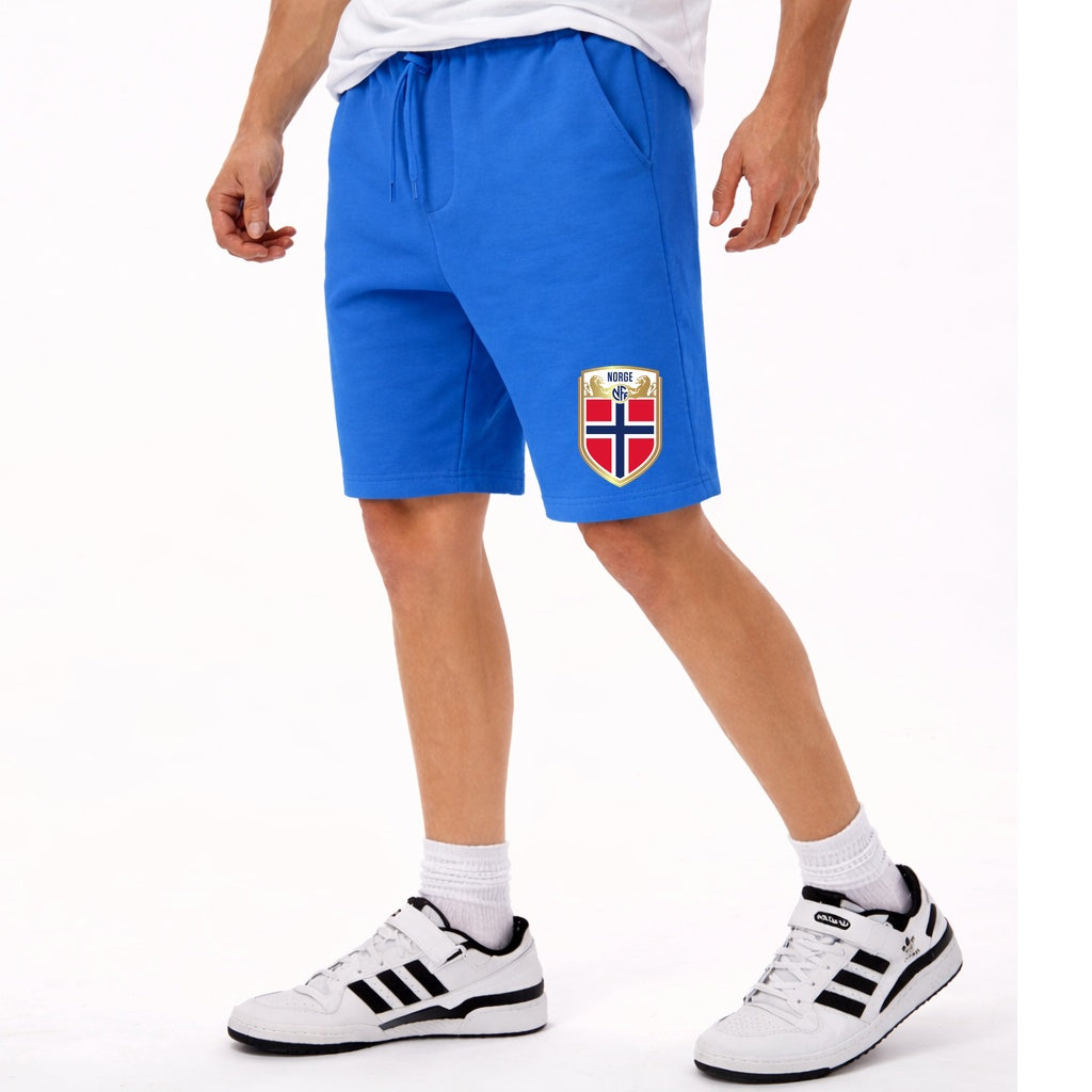 Men's Norway Soccer Fleece Cotton Shorts