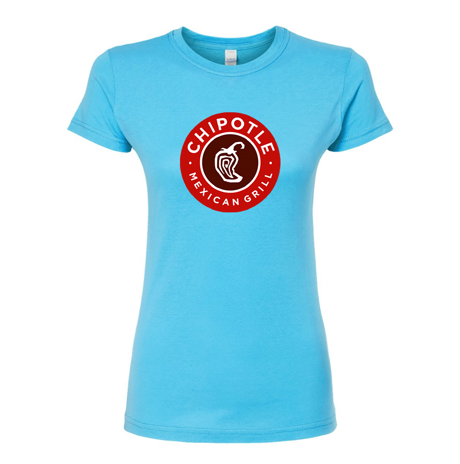 Women's Chipotle Mexican Grill Round Neck T-Shirt