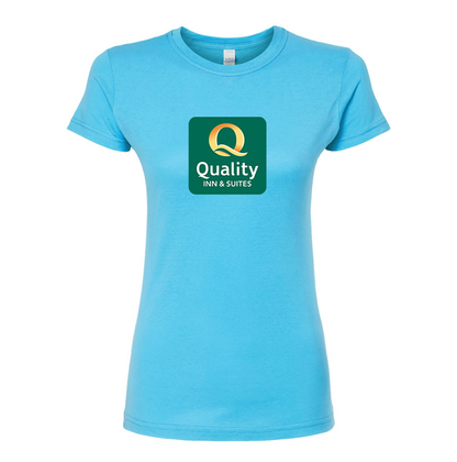 Women's Quality Inn & Suites Round Neck T-Shirt