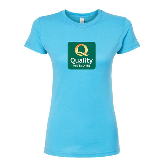 Women's Quality Inn & Suites Round Neck T-Shirt