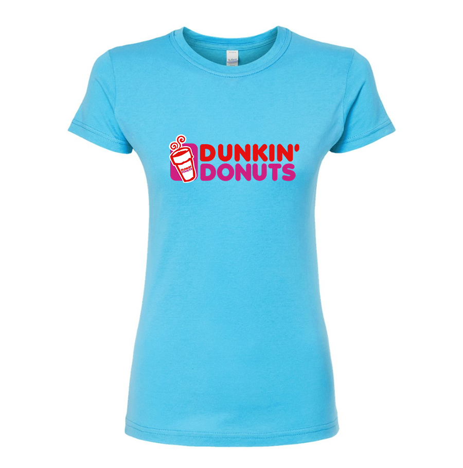 Women's Dunkin Donuts  Round Neck T-Shirt