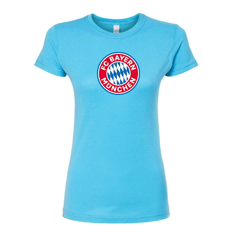 Women's FC Bayern Munich Round Neck T-Shirt