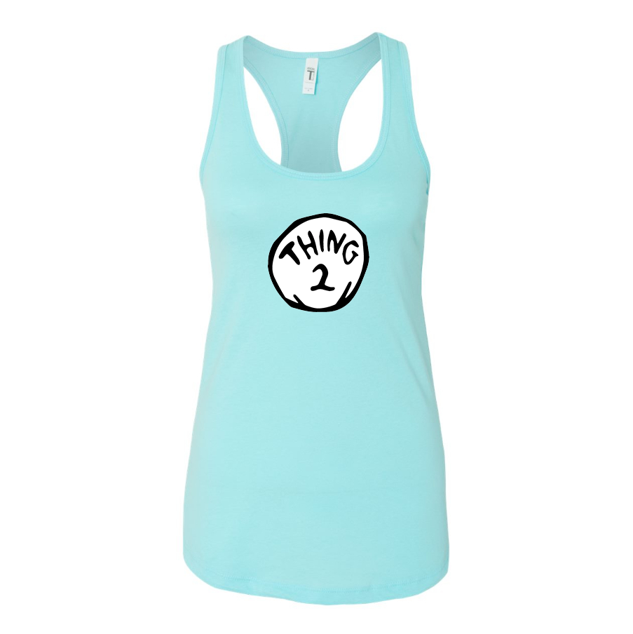 Women's Dr. Suess Thing 2 Racerback Tank Top