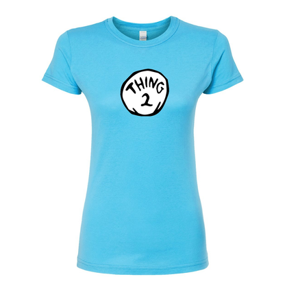 Women's Dr. Suess Thing 2 Round Neck T-Shirt