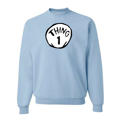 Men's Dr. Suess Thing 1 Crewneck Sweatshirt