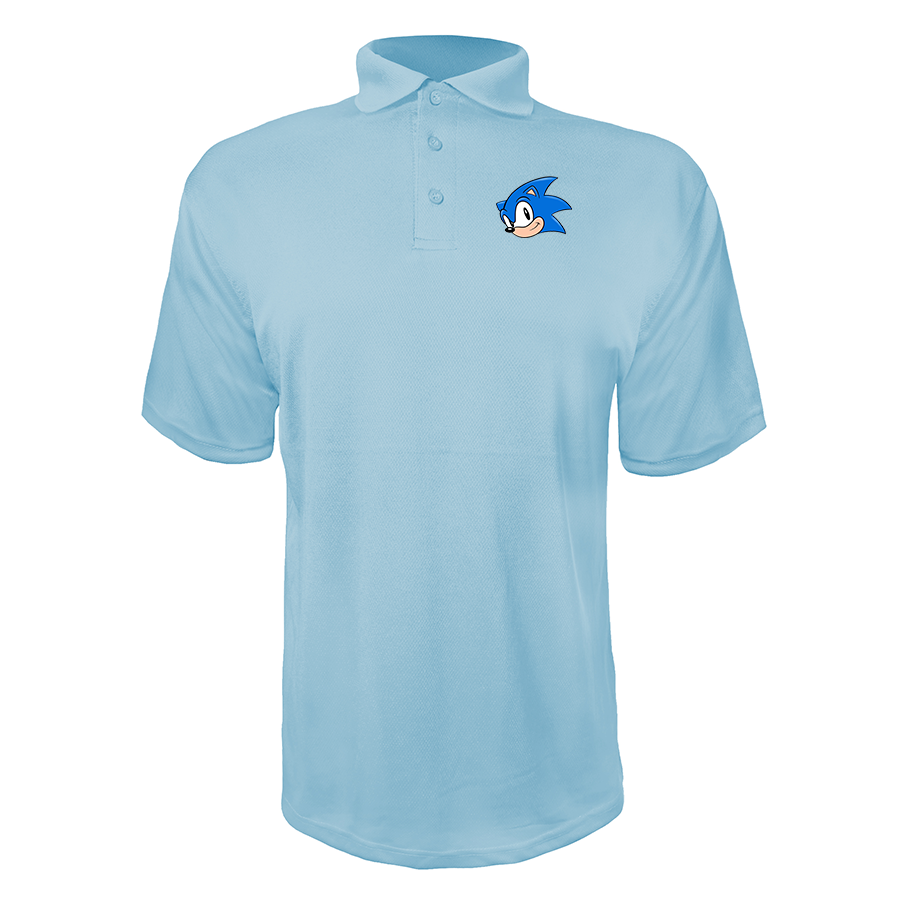 Men's Sonic the Hedgehog  Polyester Polos