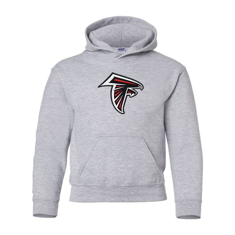 Youth's Atlanta Falcons Embroidered  Gildan Heavy Blend Hooded Sweatshirt