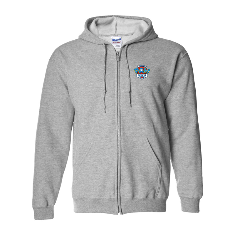 Men's Paw Patrol Gildan Heavy Blend Full-Zip Hooded Sweatshirt