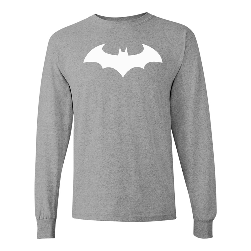 Men's Batman Gildan Heavy Cotton Long Sleeve T-Shirt