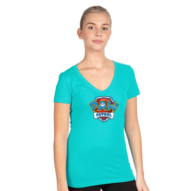 Women's Paw Patrol Next Level Ideal V-Neck T-Shirt