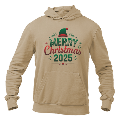 Men's Merry Christmas 2025 Pullover Hoodie