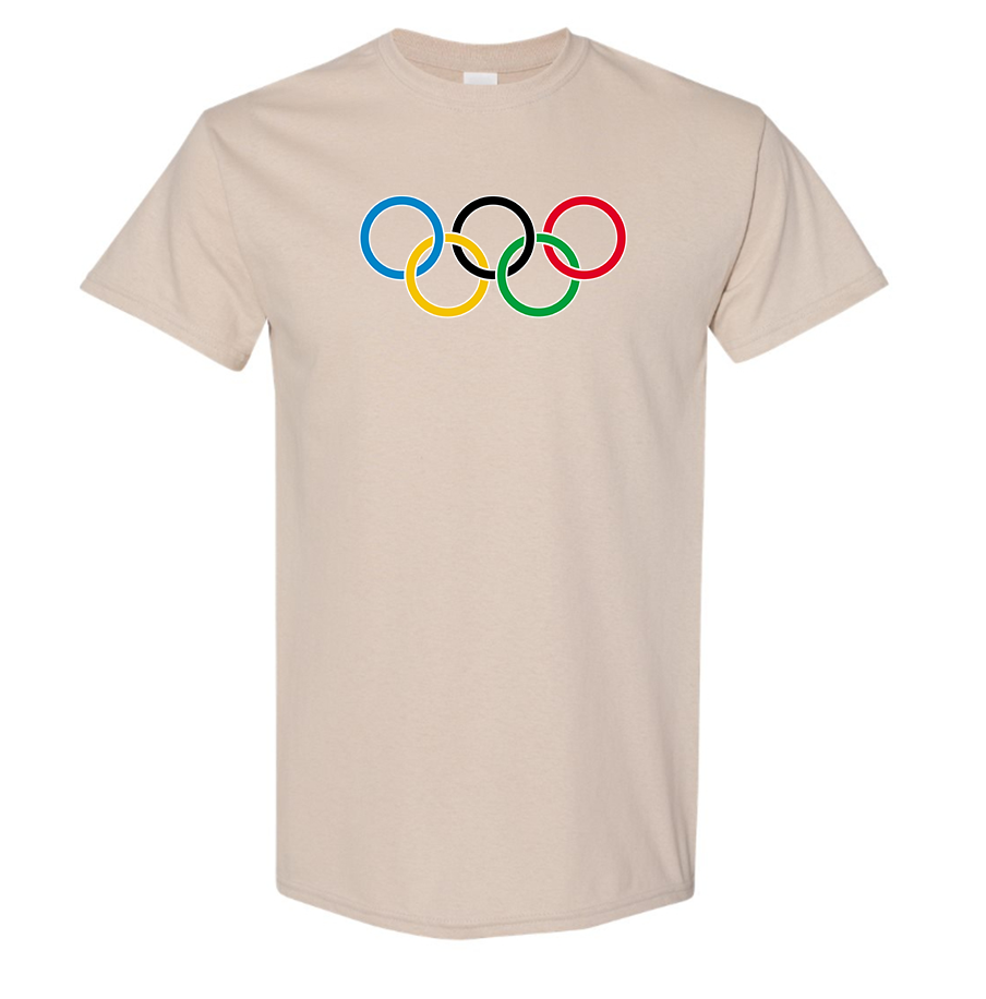 Men's Olympics Rings Cotton T-Shirt