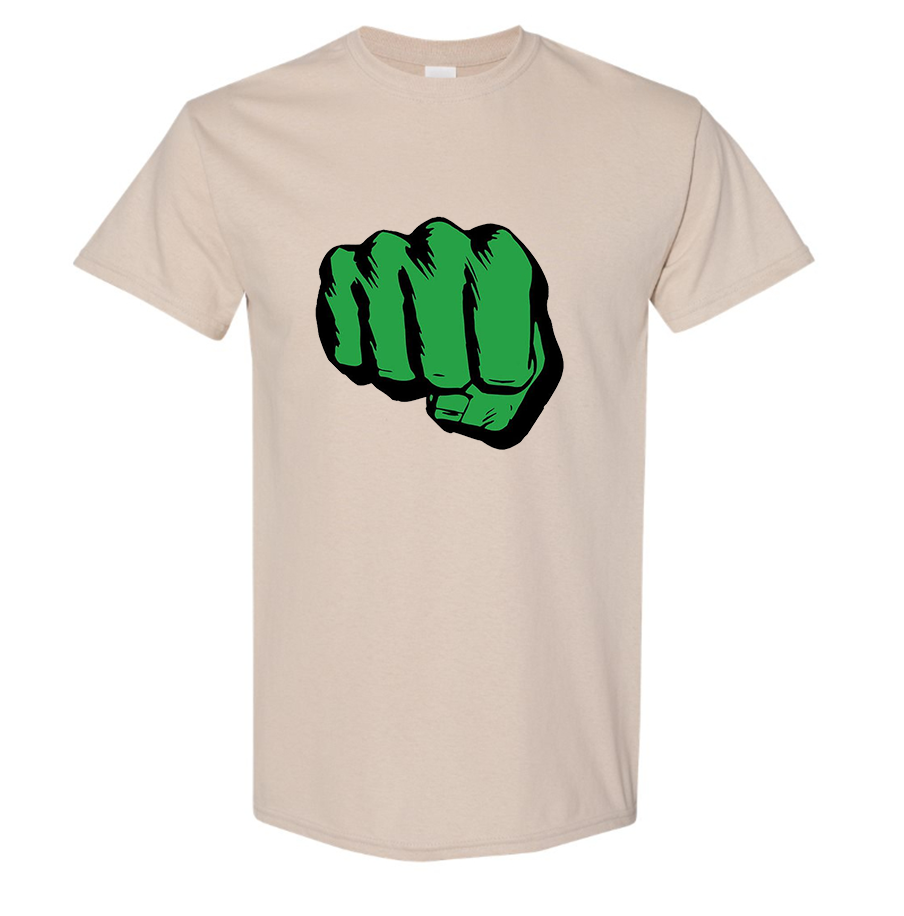 Men's Hulk Punch Cotton T-Shirt