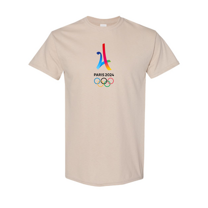 Men's Paris 2024 Olympics Cotton T-shirt