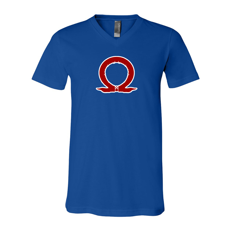 God Of War BELLA  CANVAS  Jersey V-Neck Tee