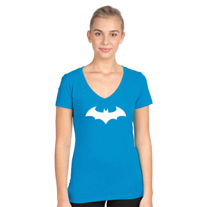 Women's Batman Next Level Ideal V-Neck T-Shirt