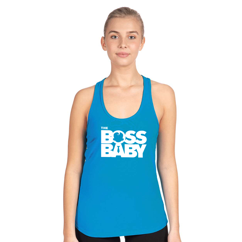 Women's Boss Baby  Next Level Ideal Racerback Tank