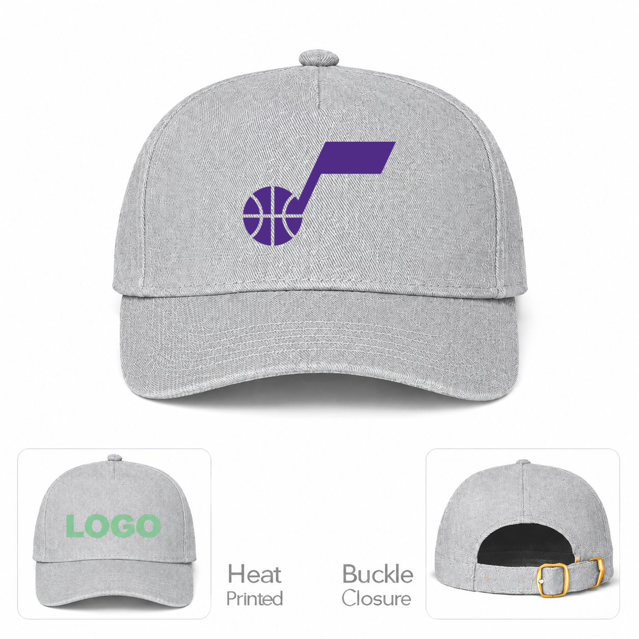 Utah Jazz Dad Baseball Cap Hat