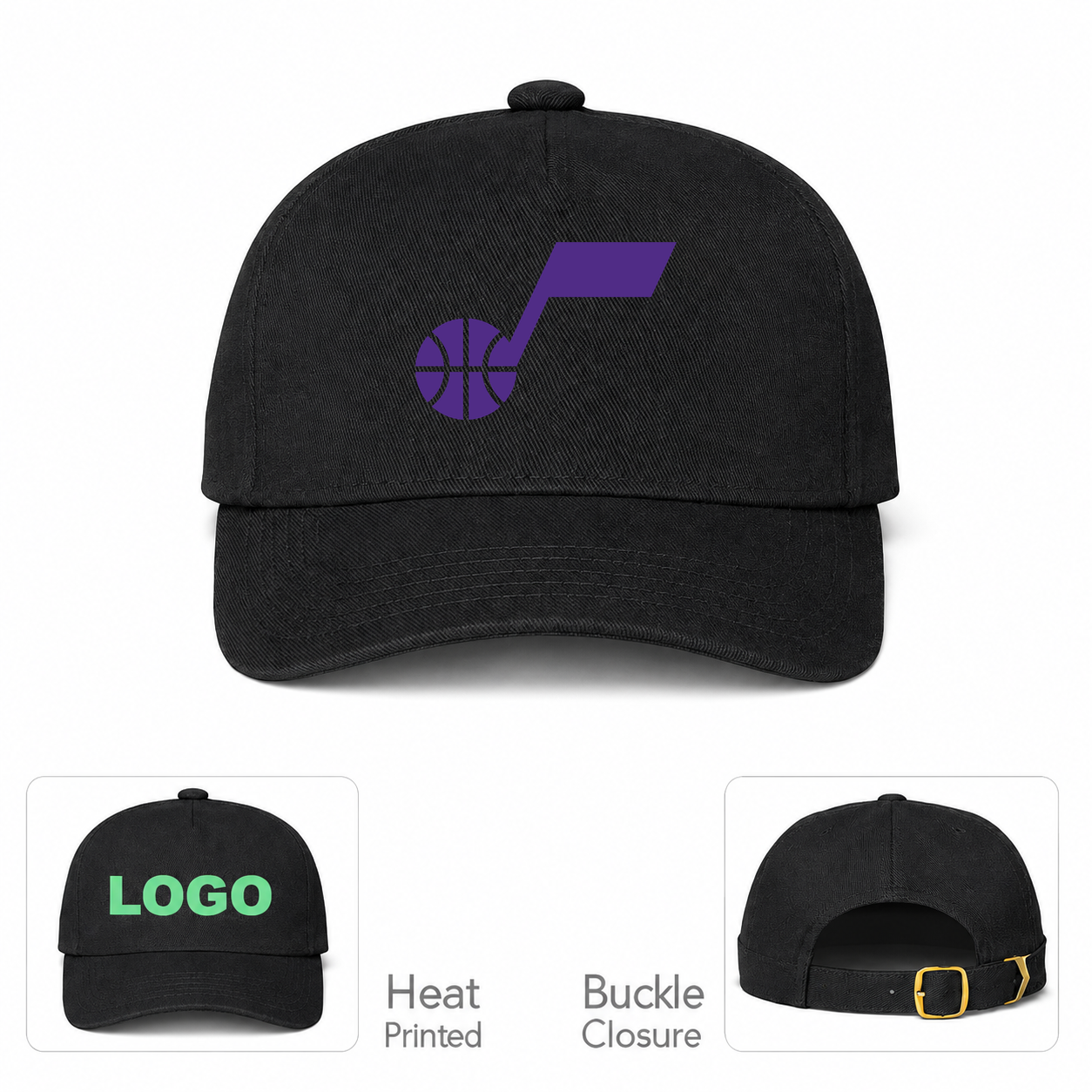 Utah Jazz Dad Baseball Cap Hat