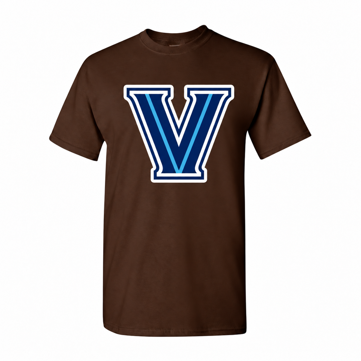 Villanova Dark Brown cotton T-shirt