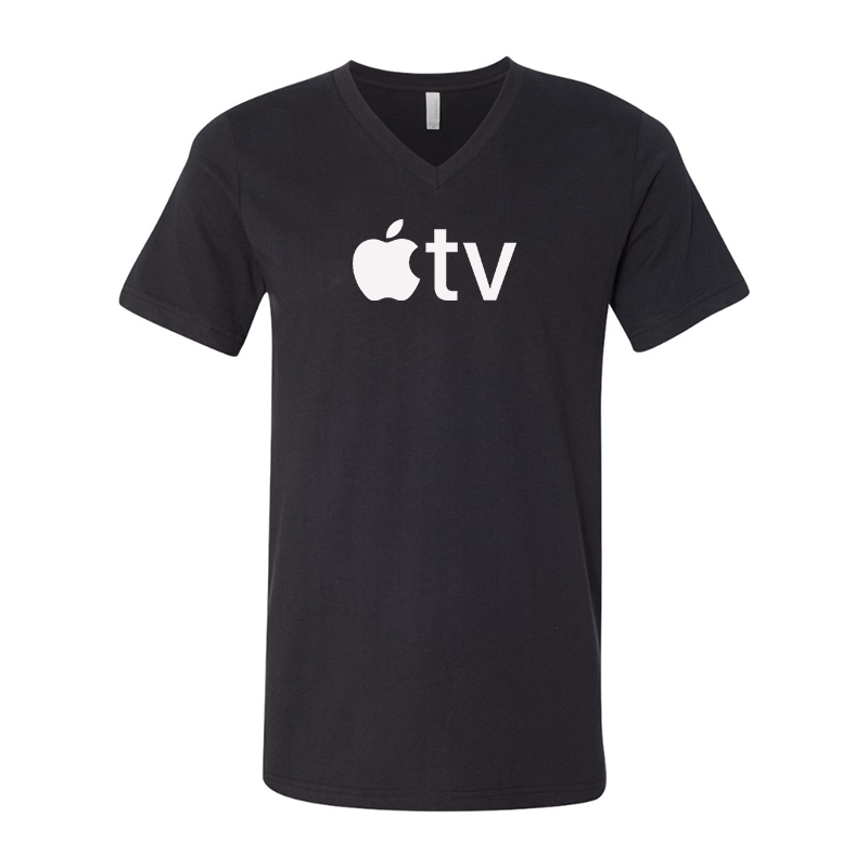Apple TV BELLA  CANVAS  Jersey V-Neck Tee
