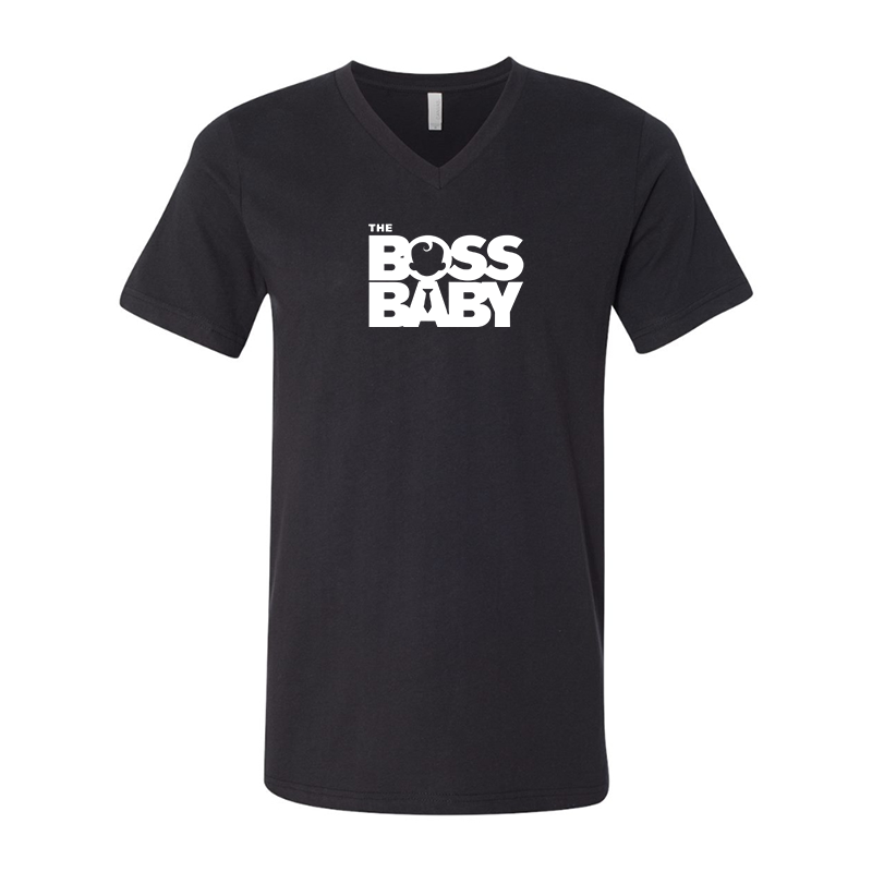 Boss Baby BELLA  CANVAS  Jersey V-Neck Tee