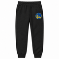 Black youth joggers with Golden State Warriors bridge print