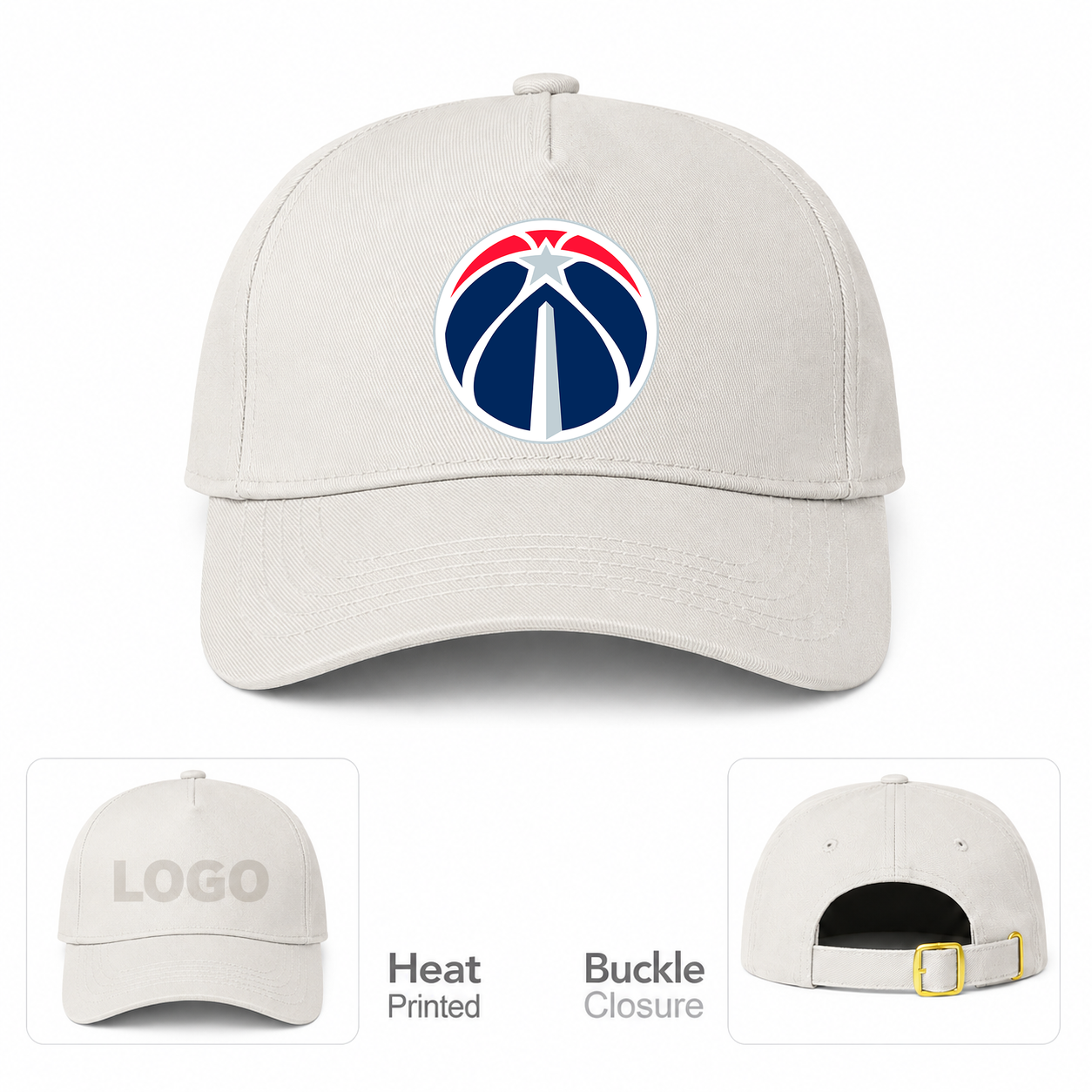 Washington Wizards Dad Baseball Cap Hat