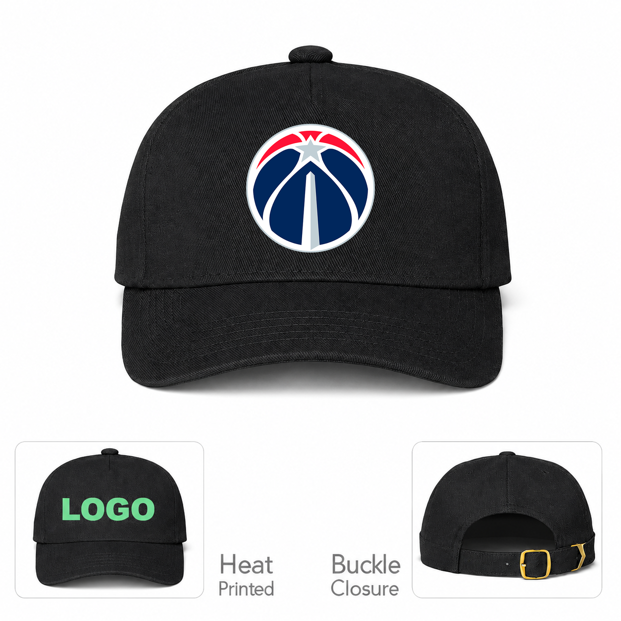 Washington Wizards Dad Baseball Cap Hat