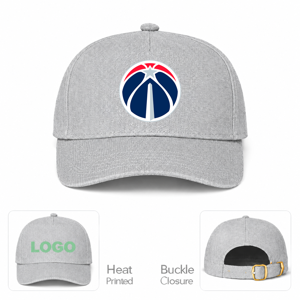 Washington Wizards Dad Baseball Cap Hat