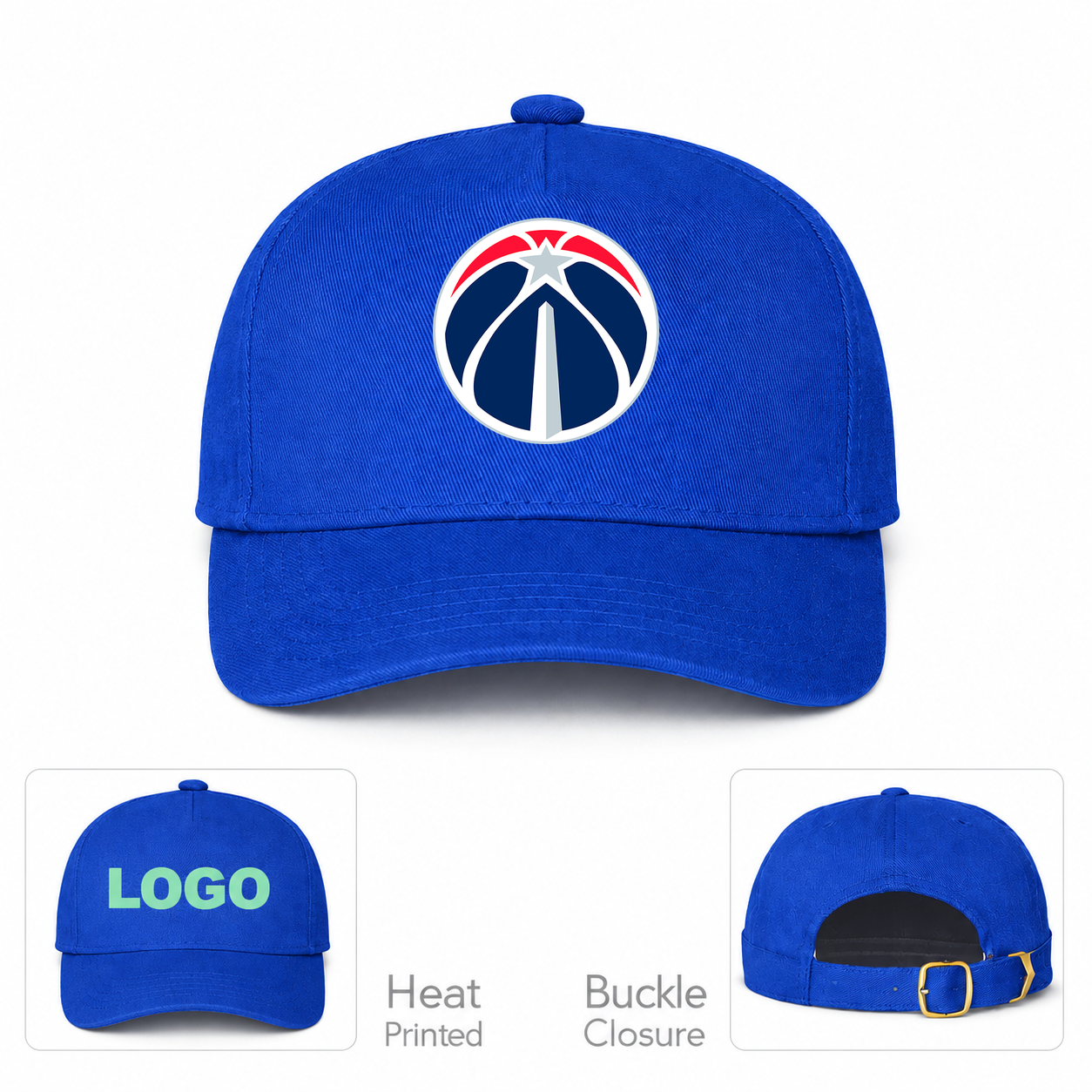 Washington Wizards Dad Baseball Cap Hat