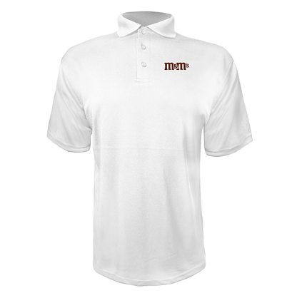 Men's M&M_s  Polyester Polos