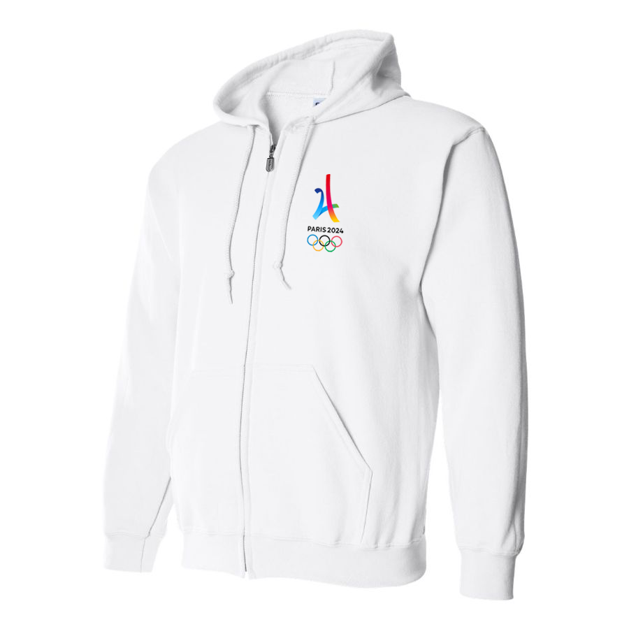 Men's Paris 2024 Olympics Zipper  Hoodie