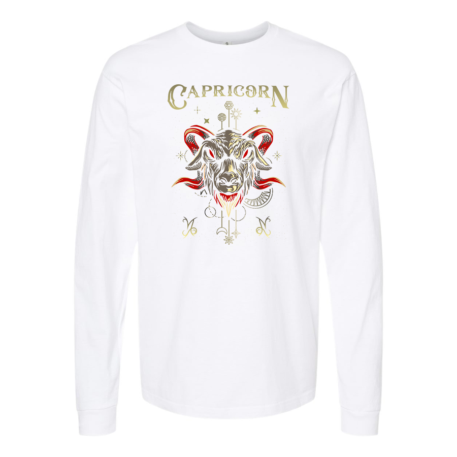 Men's Capricorn Zodiac sign Long sleeves T-Shirt