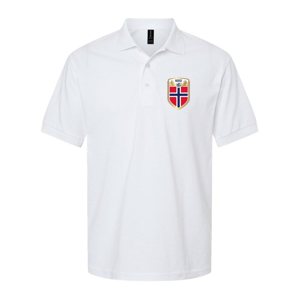 Men's Norway Soccer Dry Blend Polo