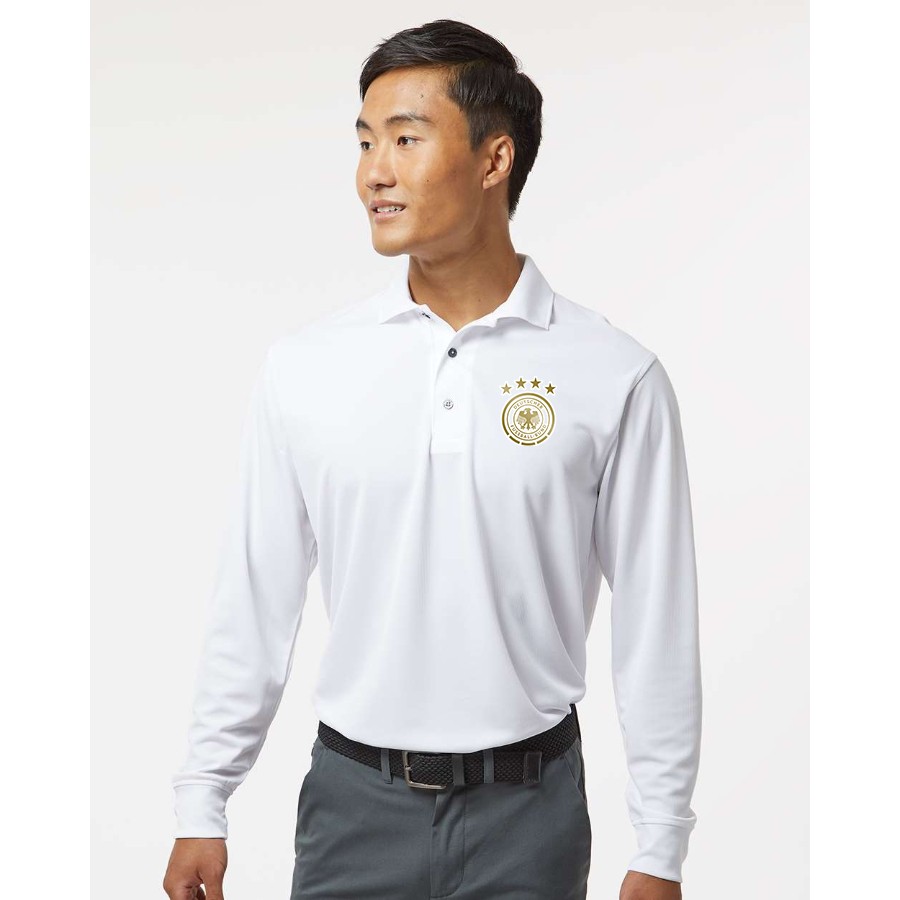 Men's Germany soccer Paragon Prescott Long Sleeve Polo