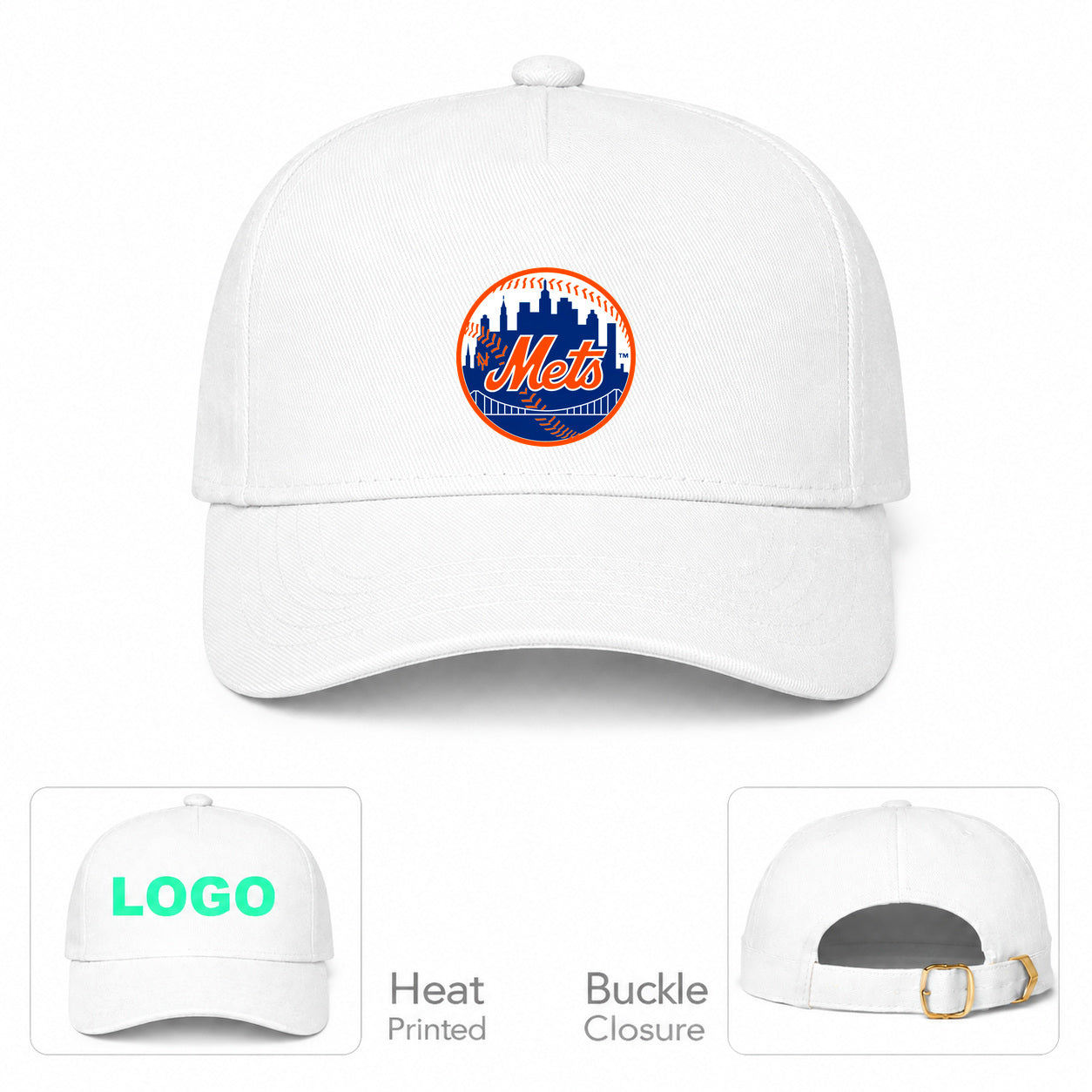 New York Mets Dad Baseball Cap Hat
