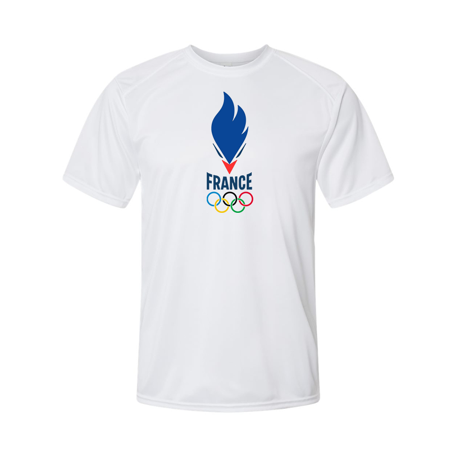 Youth France Olympia 2024 Performance T-Shirt