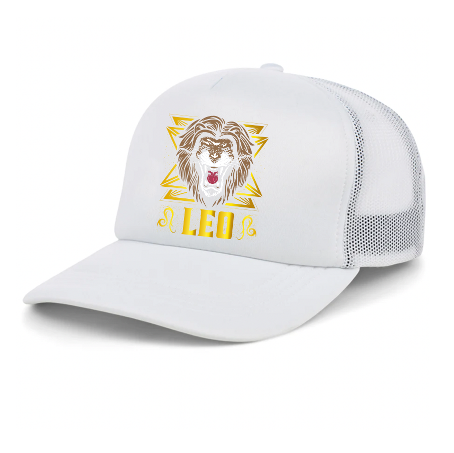 Leo Zodiac Sign Trucker Hat