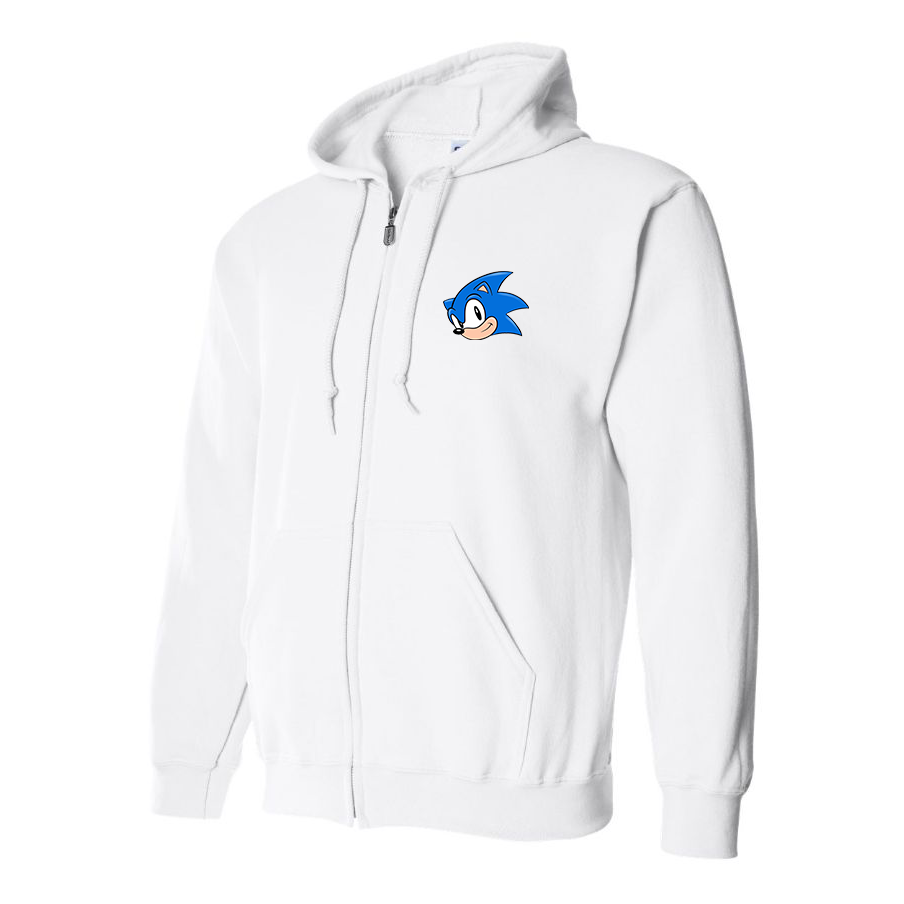 Men's Sonic the Hedgehog Zipper Hoodie