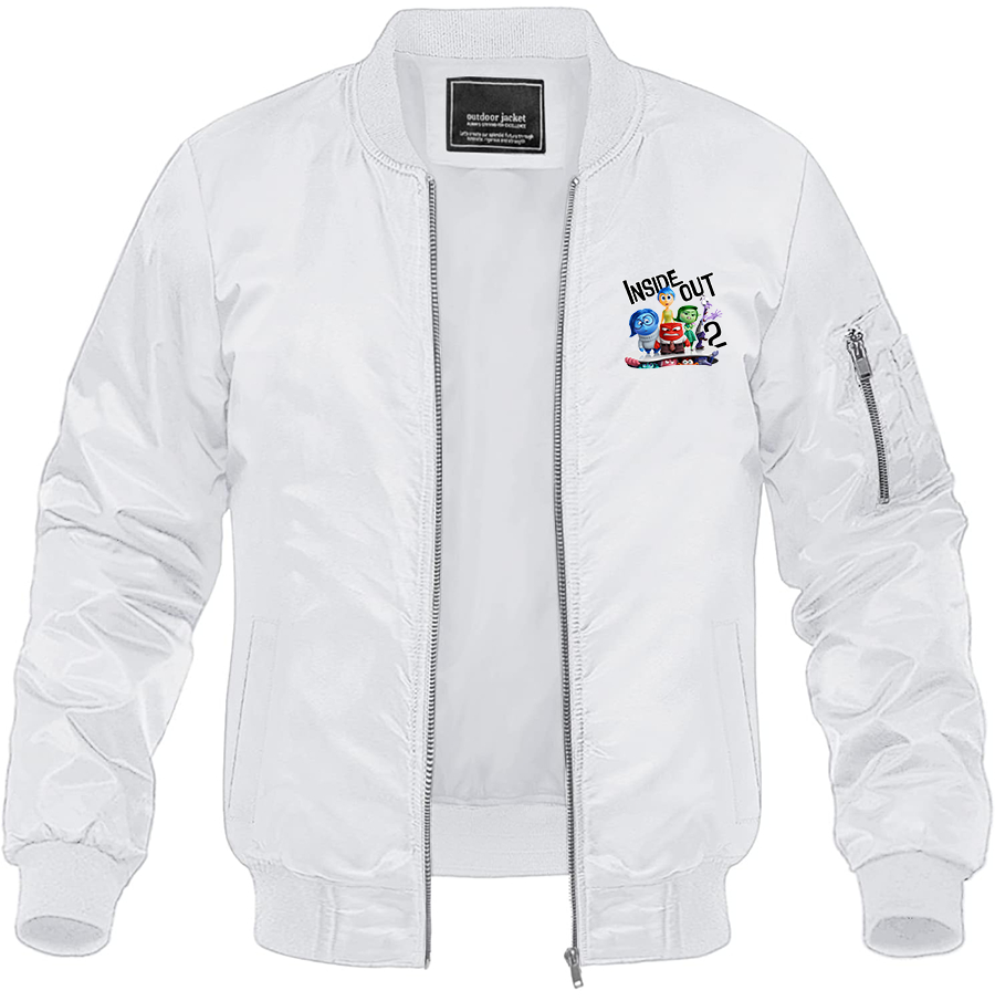 Men's Inside Out 2 Lightweight Bomber Jacket Windbreaker Softshell Varsity Jacket
