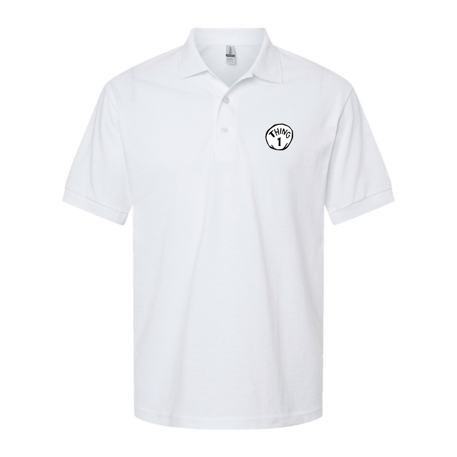 Men's Dr. Suess Thing 1 Dry Blend Polo