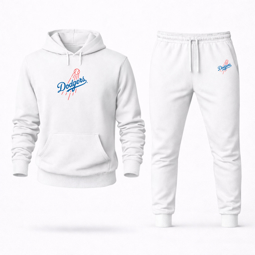 Men's Los Angeles Dodgers Hoodie and Joggers Set