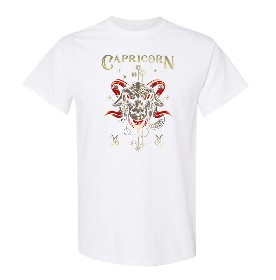 Men's Capricorn Zodiac Cotton T-shirt